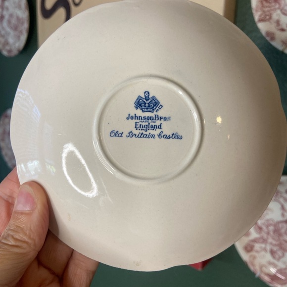 Johnson brothers vintage old Britain castles blus and white saucer 3 available - Picture 4 of 4